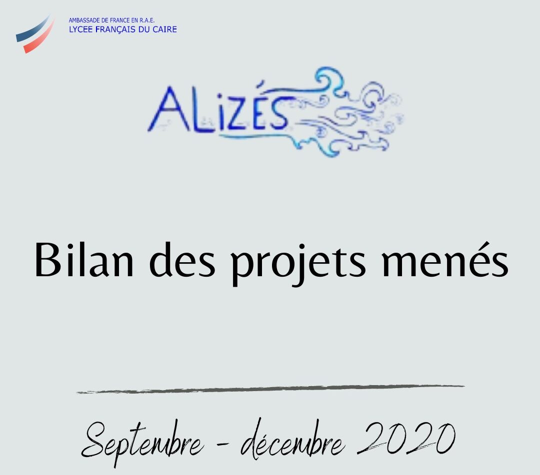 Mission Alizés - Bilan du 1er trimestre