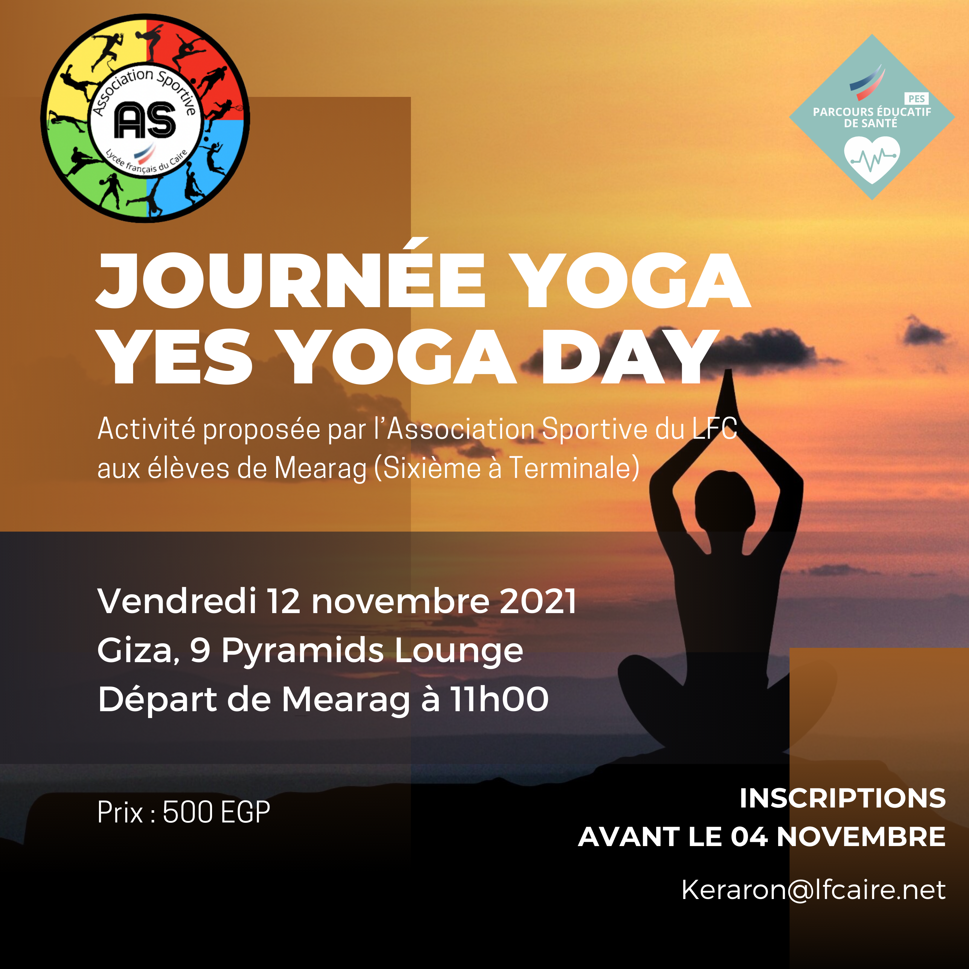 Journée Yoga - Inscriptions