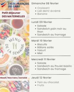 Primaire du 08 au 12 février