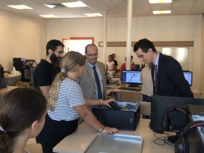 Visite de Monsieur David SADOULET, COCAC - Site de Mearag