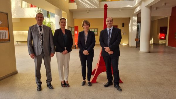 Visite de la sénatrice Samantha CAZEBONNE sur le site de Mearag