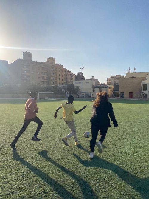 Demi-journée sportive avec les jeunes réfugiés – Organisation 101 - Site de Mearag