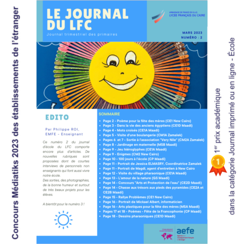 Le Journal du LFC – 1er Prix Mediatiks 2023