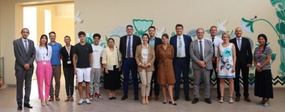 Visite du collège des Hautes Etudes de l'institut diplomatique – Site de Mearag