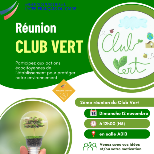 2e Réunion Club Vert - Site de Mearag