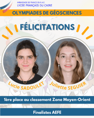 Olympiades de Géosciences - Résultats Zone Moyen-Orient