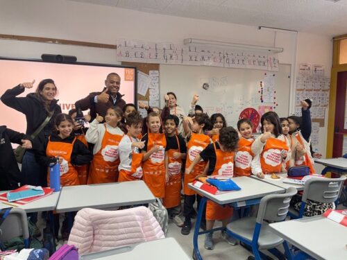Visite de TBS en classe de CE2A Maadi