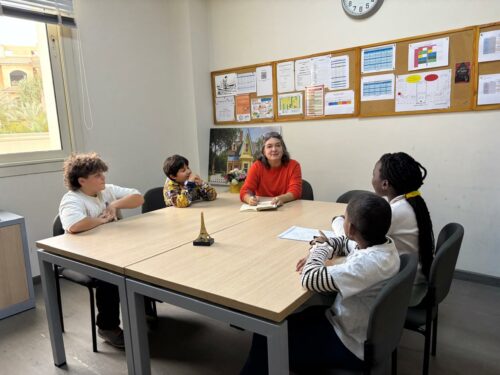 Réunion avec les élèves délégués de CM1 New Cairo