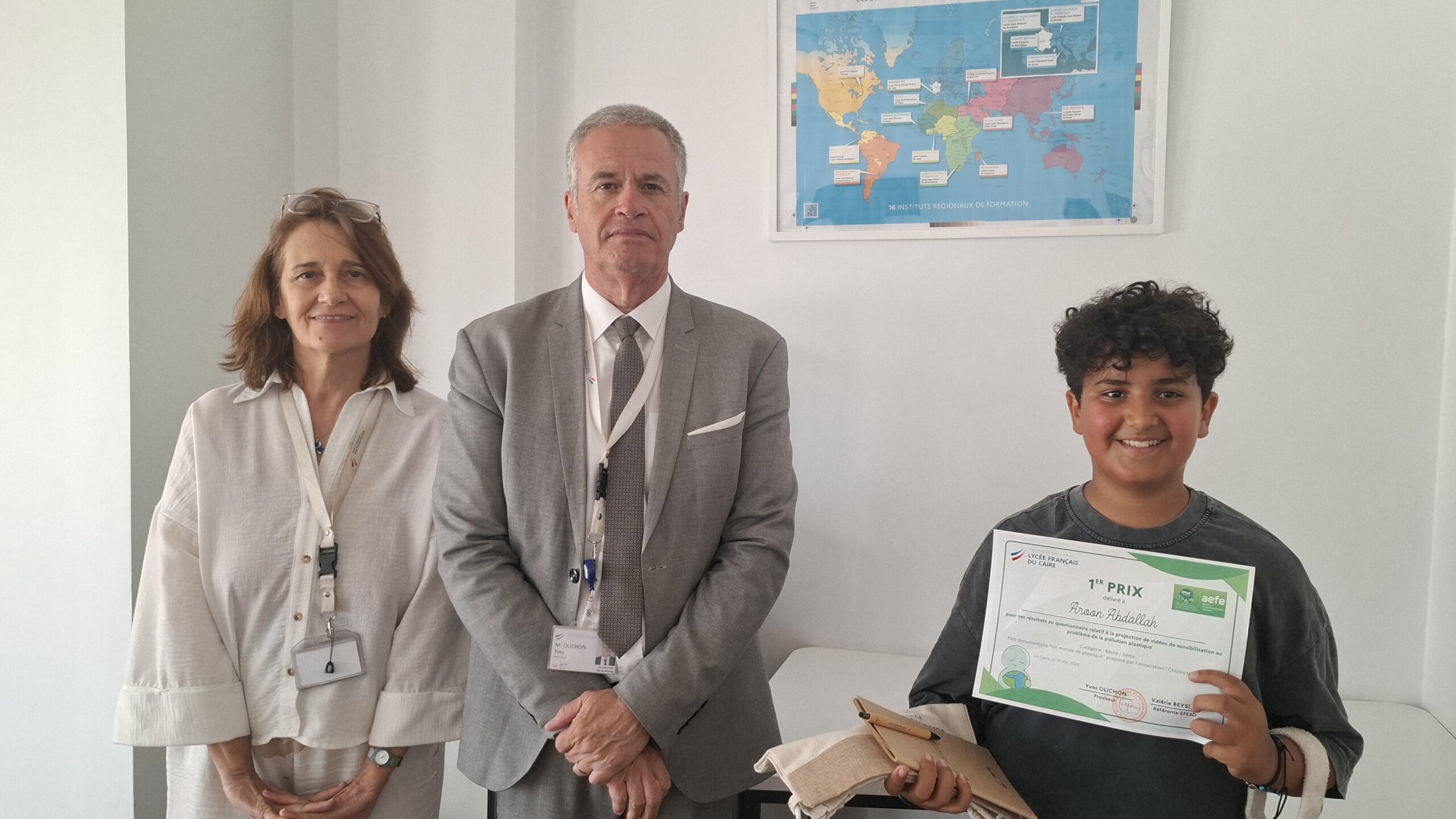Sensibilisation à la Pollution Plastique - Remise des prix au concours sur la projection de vidéos